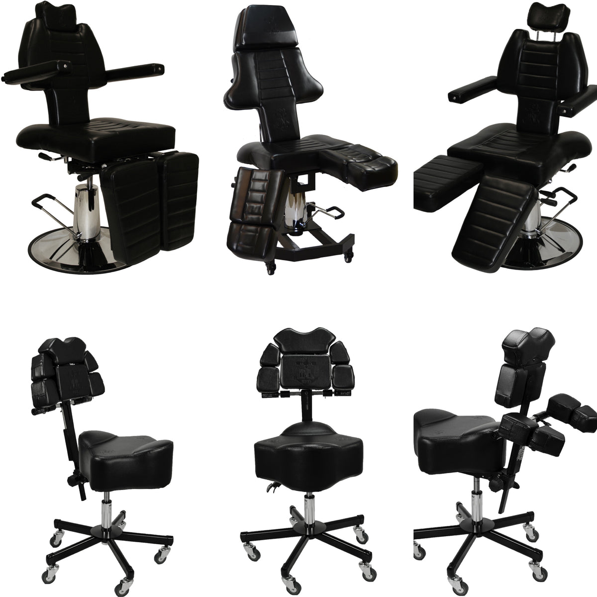 InkBed Patented Armrest Height Adjustable Ergonomic Chair Stool Chest Back  Rest Support Tattoo Studio Equipment Grey  Tattoo chair Artist chair  Tattoo studio