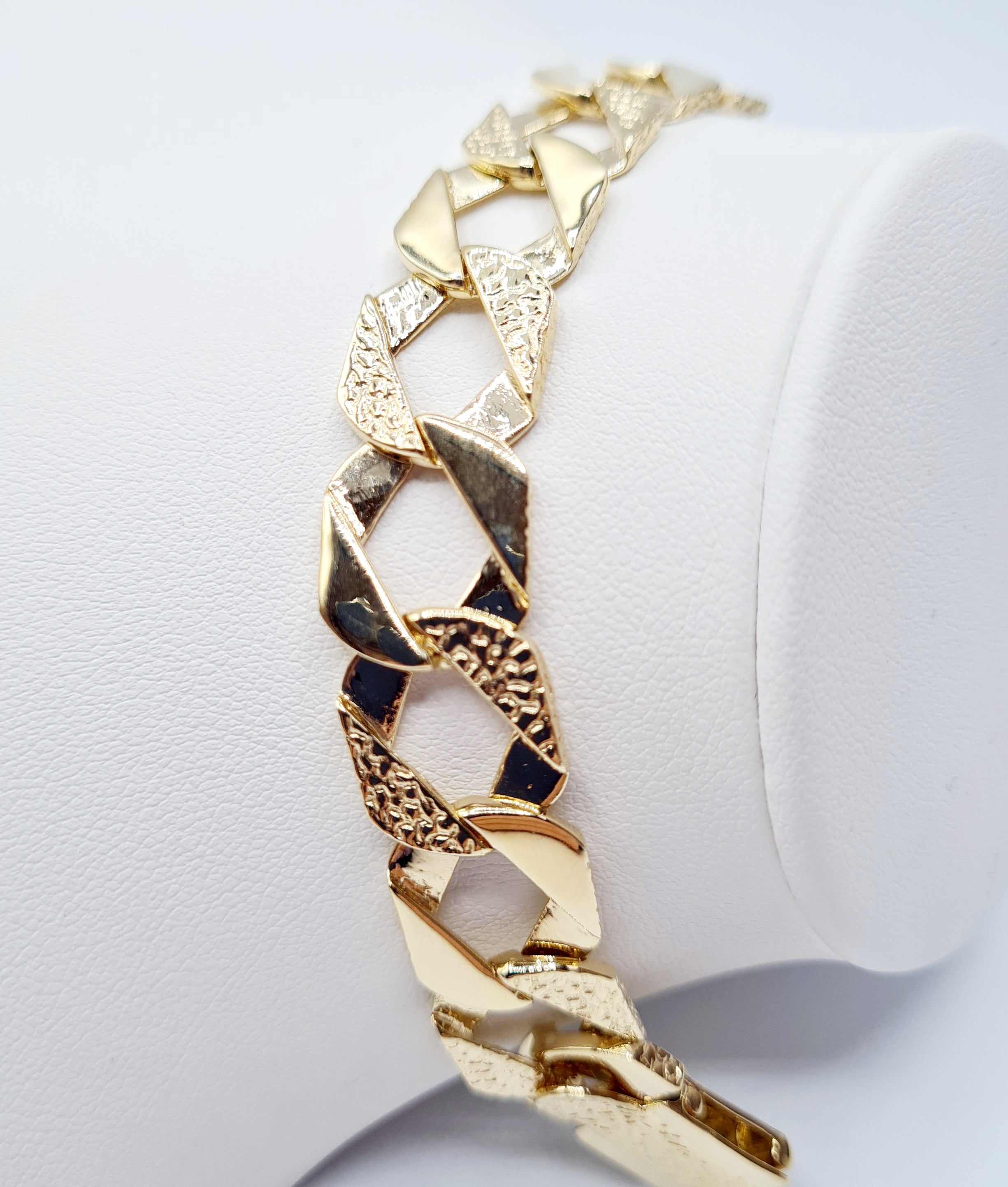 Pre-Owned 9CT Rose Gold Curb Bracelet & Padlock | Mallard Jewellers