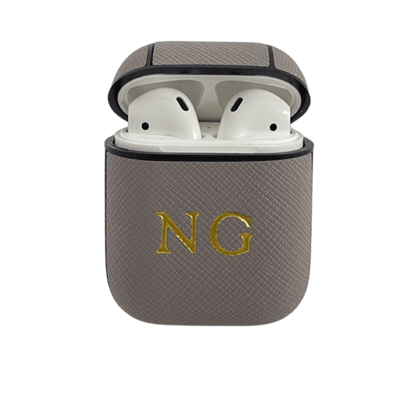 Personalised AirPods 1/2 Case in Latte Leather – Kaffein Australia