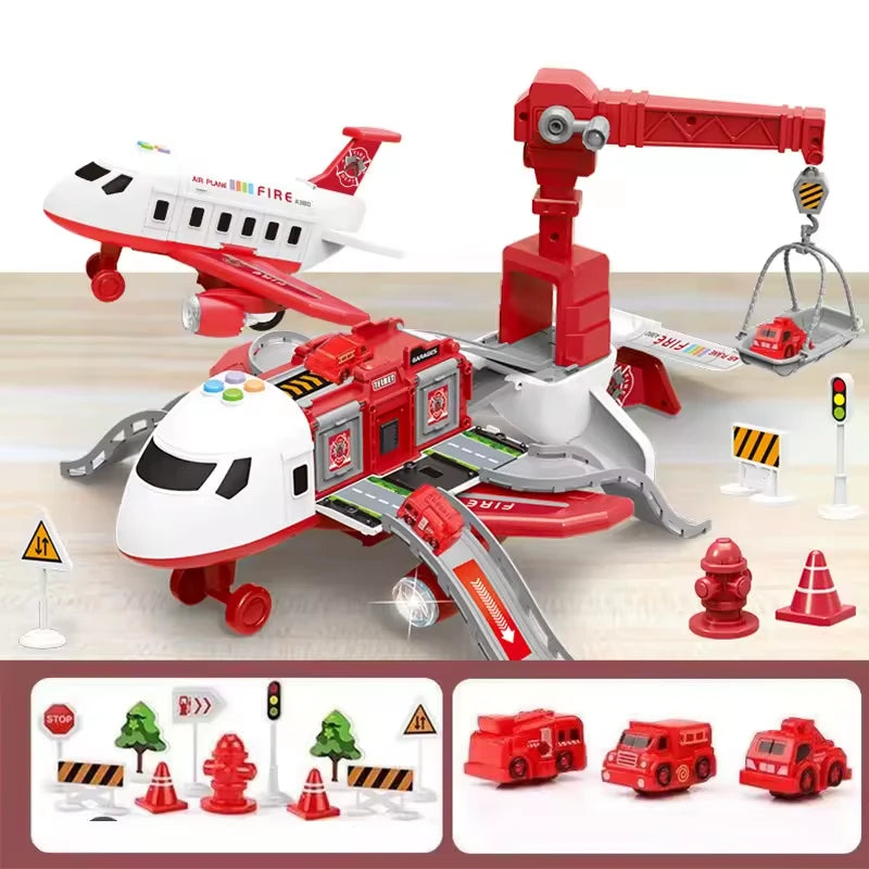 Arindolê Brinquedos Avião de Brinquedo Educativo com luzes e sons para diversão e aprendizado das crianças