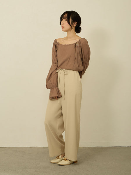 Easy wide pants that can be used for maternity and postpartum