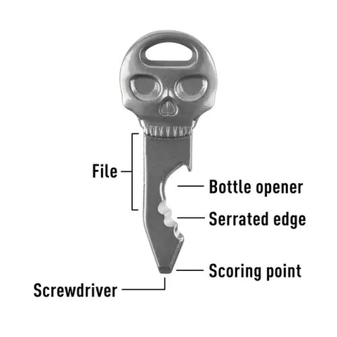 Skull Key Ring Tool