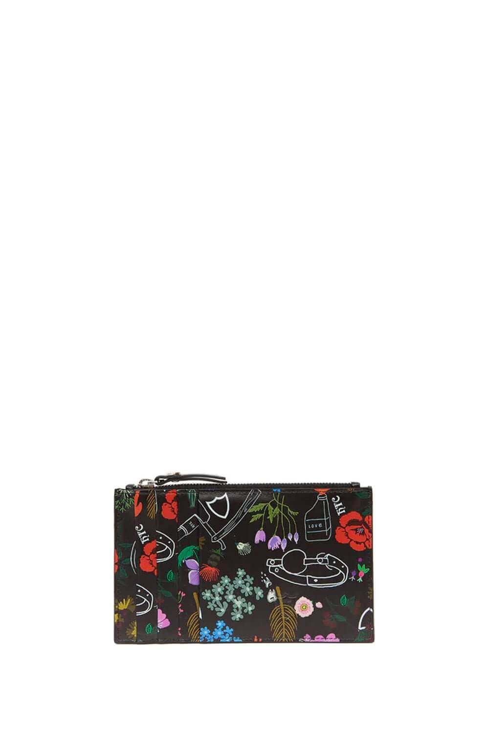 DIRTY FLOWERS ZIP WALLET