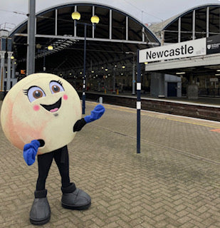 Scotty the Stottie at Newcastle Central Station