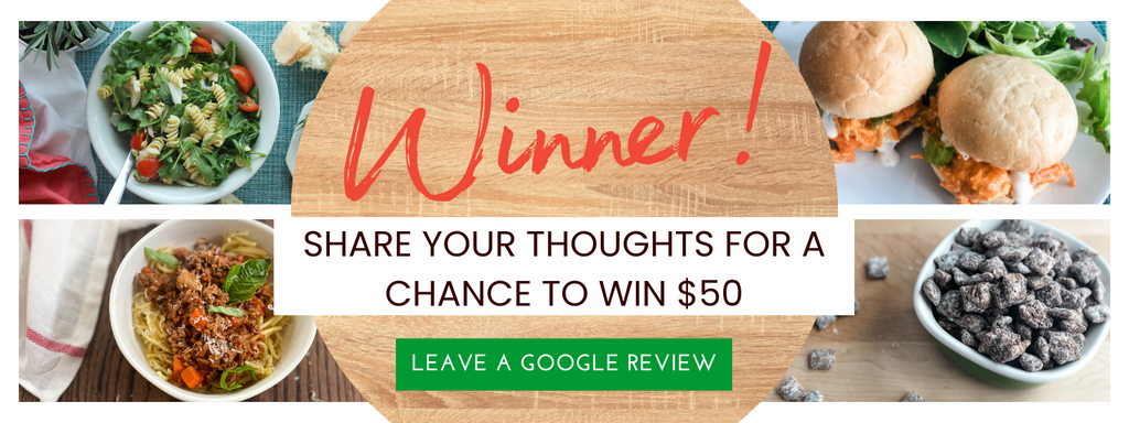 Leave a Google Review for a chance to win $50 credit