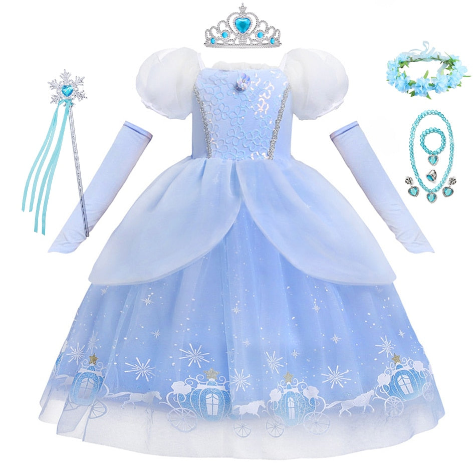 Disfraz de Cenicienta Premium Cosplay para niños – Magia e Imaginacao