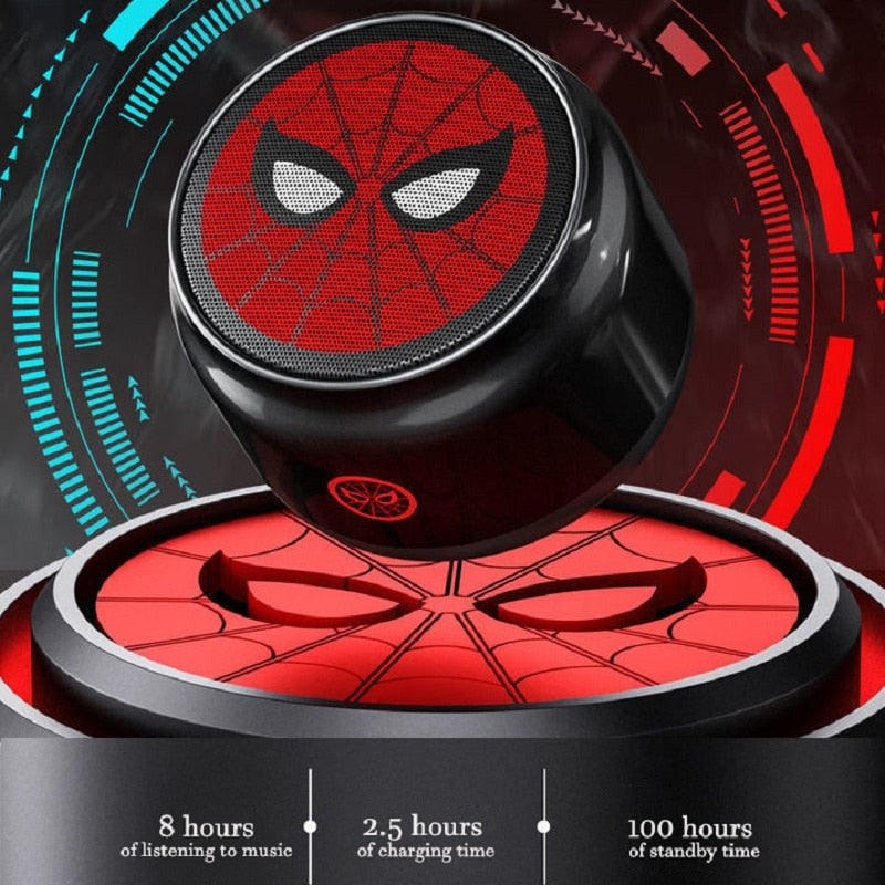 Spider-Man, Pantera Negra y Iron Man Marvel Mini Altavoz Bluetooth – Magia  e Imaginacao