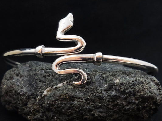 925 Silver Snake Bracelet, Serpent Bracelet For Her, Snake Bangle Women, Adjustable Bracelet Bangle, Snake Jewelry