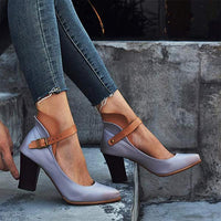 Women'S Retro High Heel Fashion Shoes 74868453C