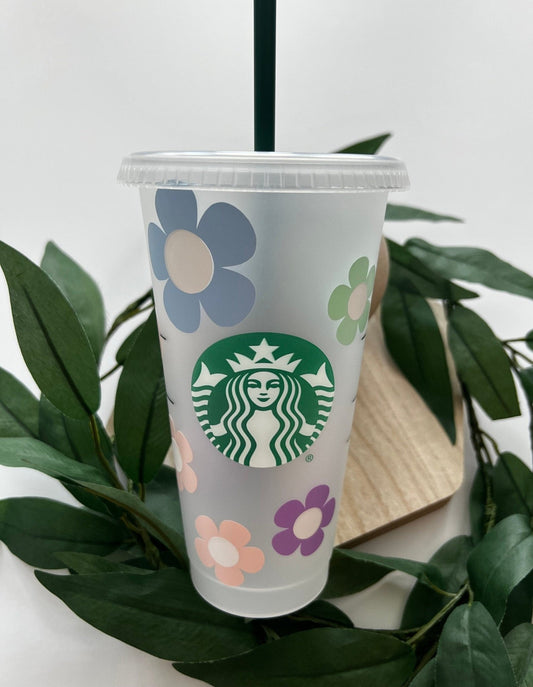 Printed Pattern Decal on Starbucks 24 oz Venti Reusable Cold Cup –  SheltonShirts