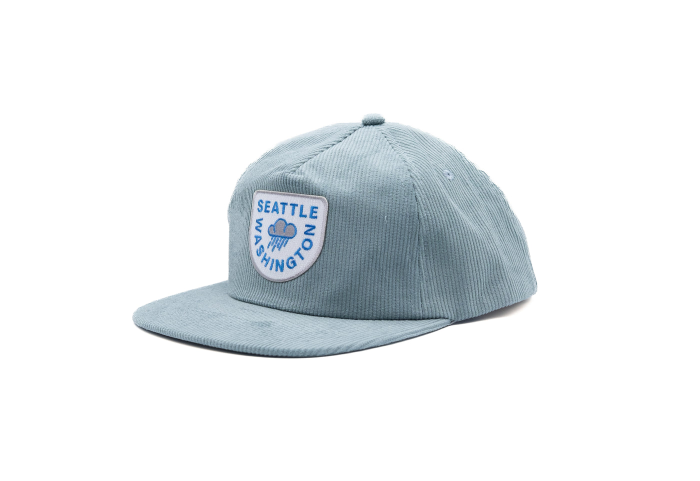 pale blue corduroy snapback seattle hat