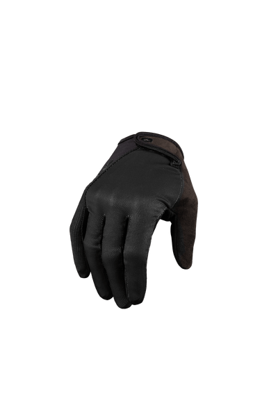 black cycling gloves