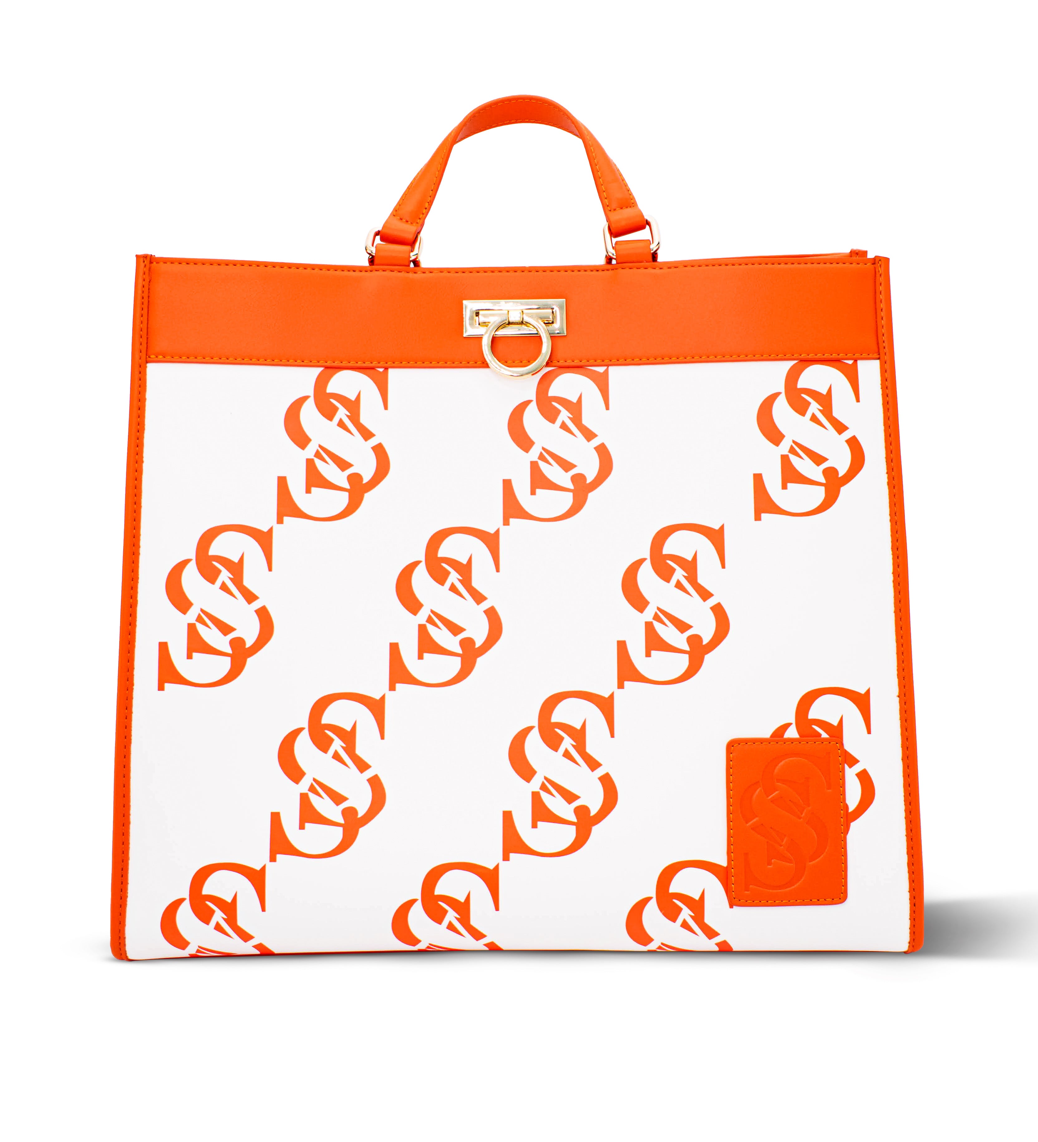 Signature Monogram Sekko Tote - Blood Orange