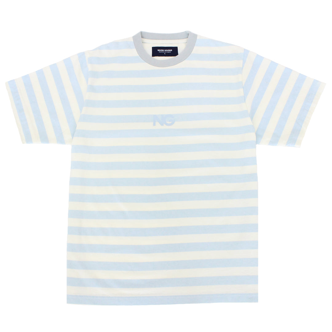 Cruiser Stripe T - Baby Blue/Cream