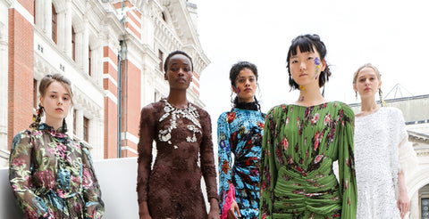 Preen by hornets Bregazzi Fashion in Motion Summer Solstice Retrospective catwalk show at the V&A