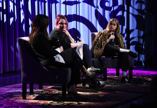 Amy Winehouse's stylist Naomi Parry, Winehouse's close friend Catriona Gourlay and music journalist Eve Barlow participate in a panel discussion Photo by Amanda Edwards/Getty Images
