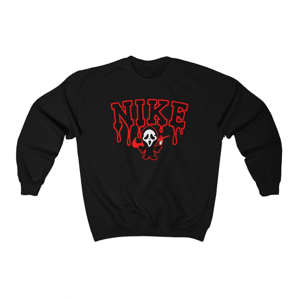 Ghost face Nike Crewneck Multiple Colors Litty Kitty Creations