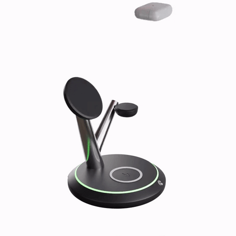 Magnetic 3-in-1 15w Super Fast Charge Wireless Charger For Iphone