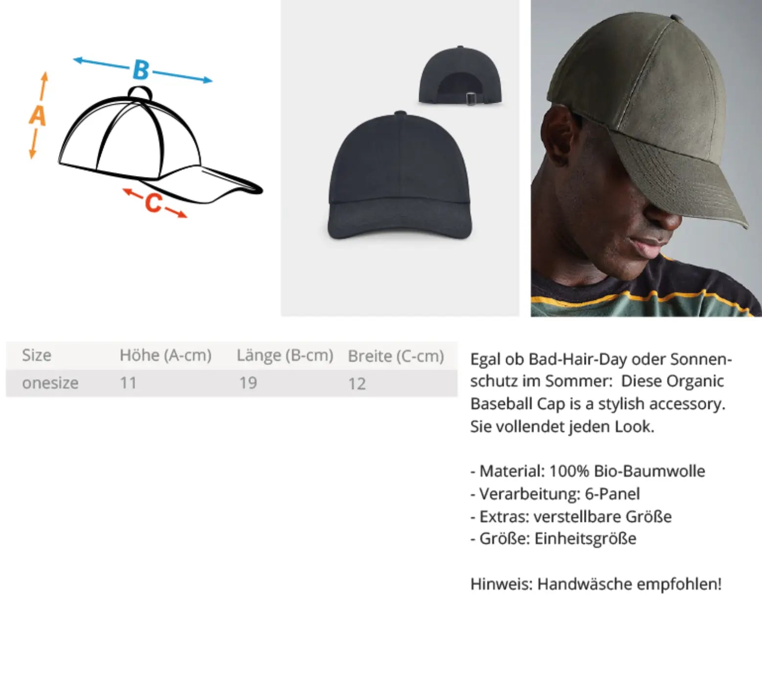 Unisex Baseball Caps