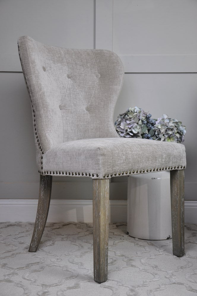 chenille parsons chair