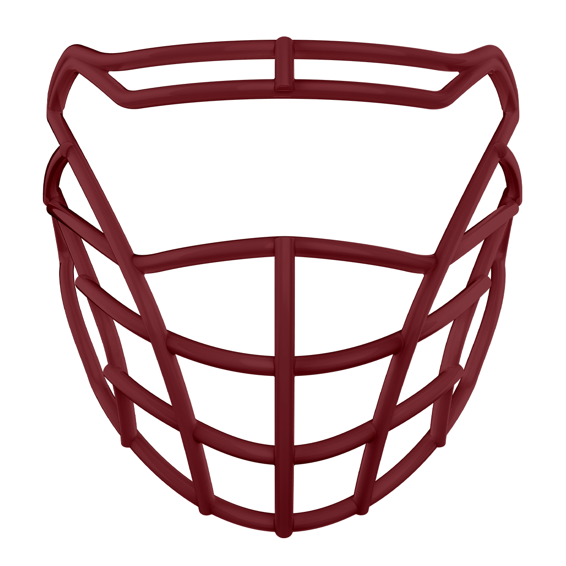 red football facemask