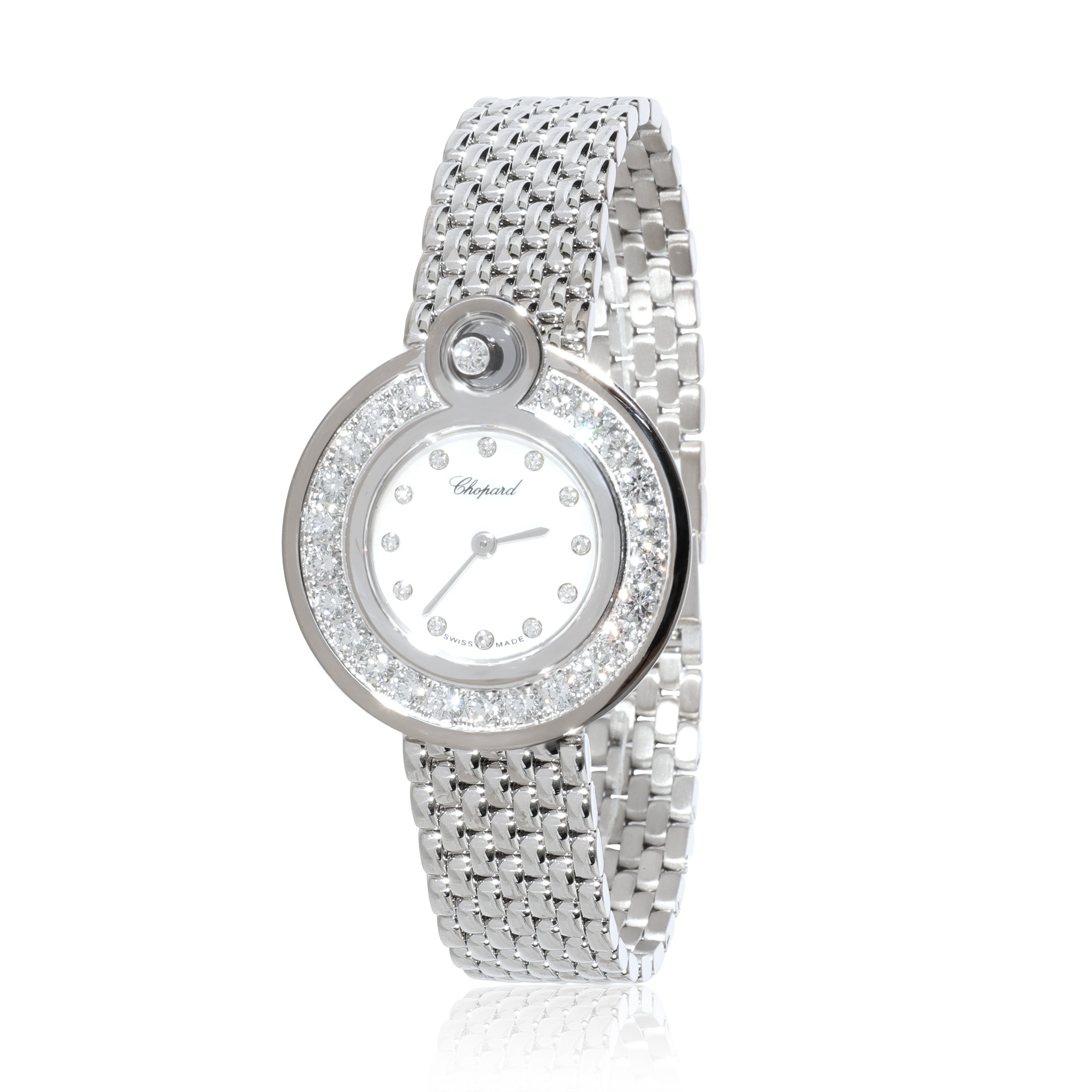 CHOPARD Happy Diamond 204407-1003 Women's Watch in 18kt White Gold Product Image