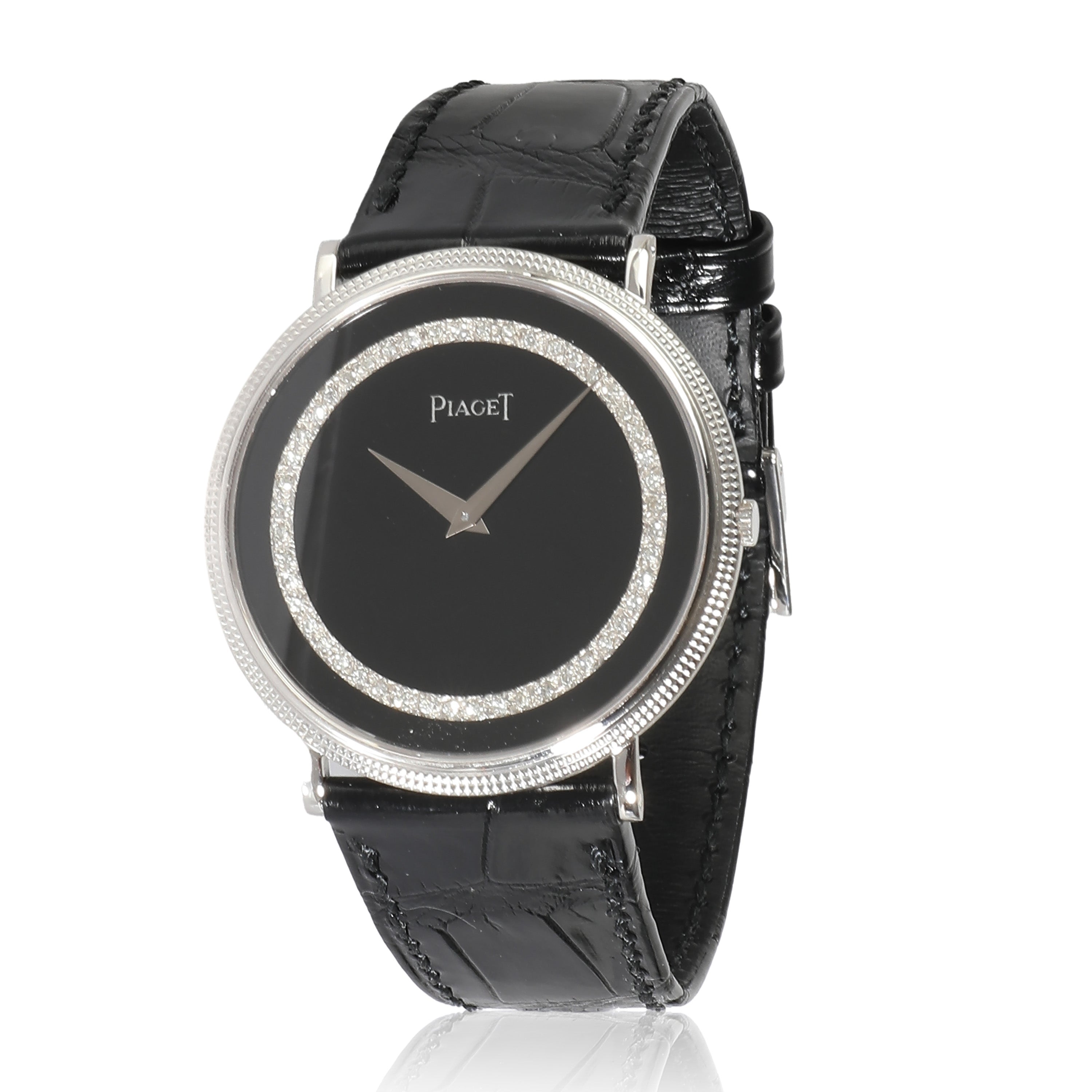 image of PIAGET Altiplano Traditional 9031 Unisex Watch in 18k White Gold