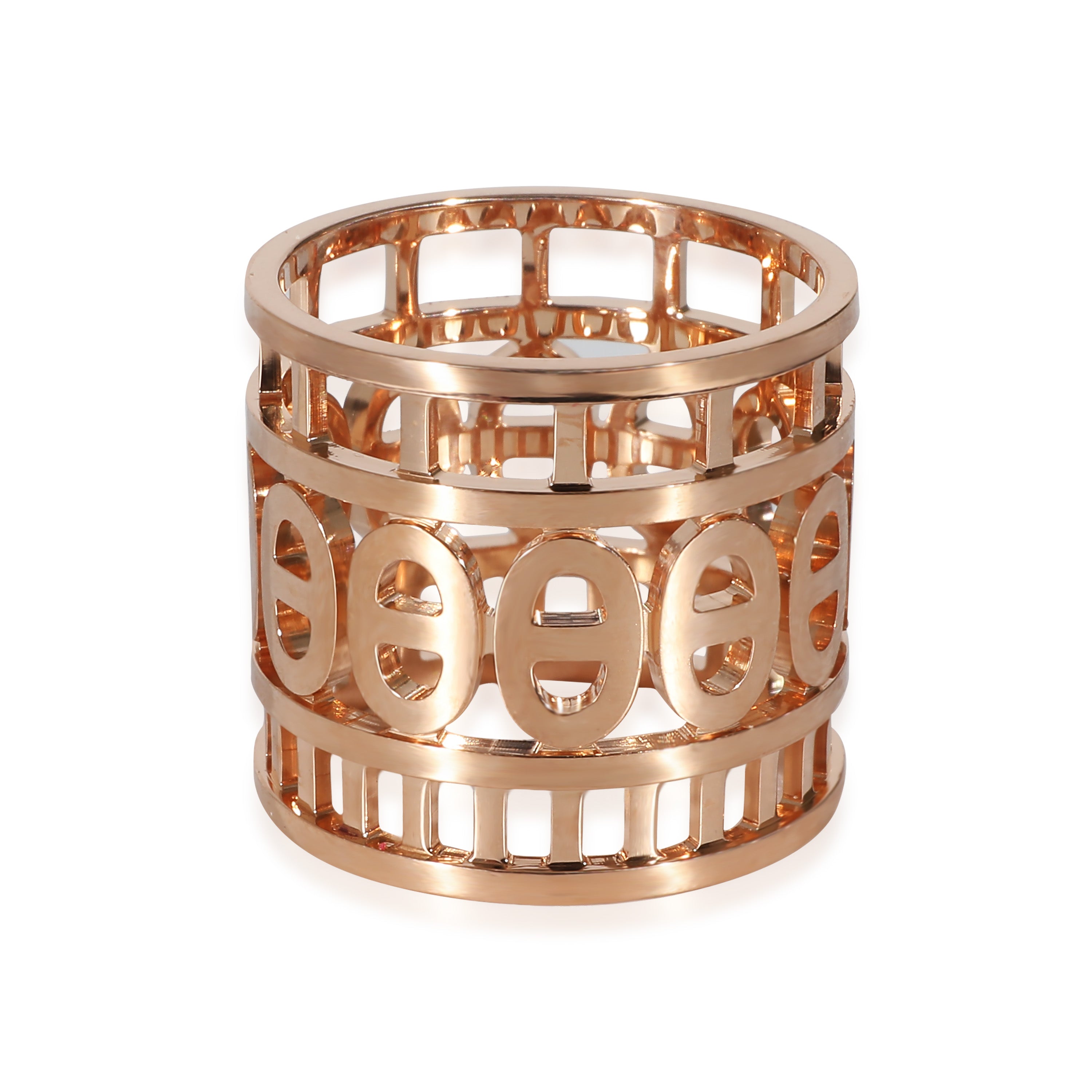 Image of HERMES Chaine D'Ancre Ring in 18K Rose Gold