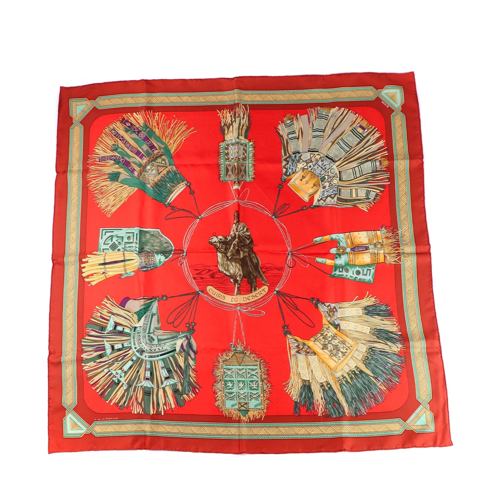 Image of HERMES HERMES Silk handkerchief Carre 90