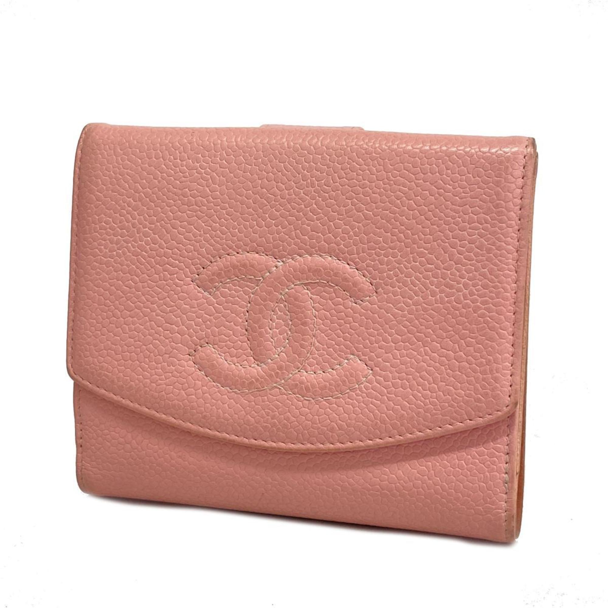 Wallet Caviar Pink Women's