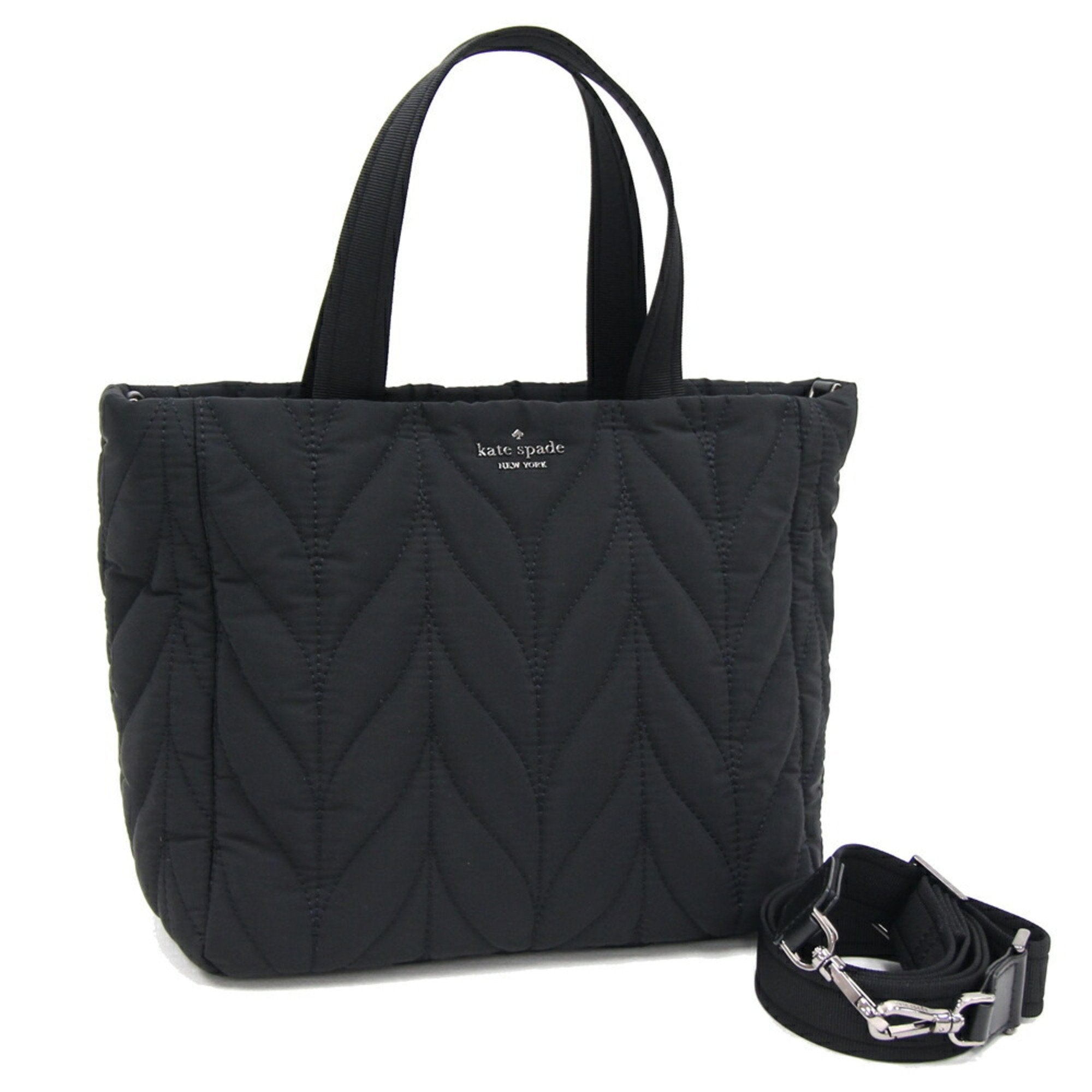 Handbag Ellie Briar Lane WKRU5824 Black Nylon Quilted Women's