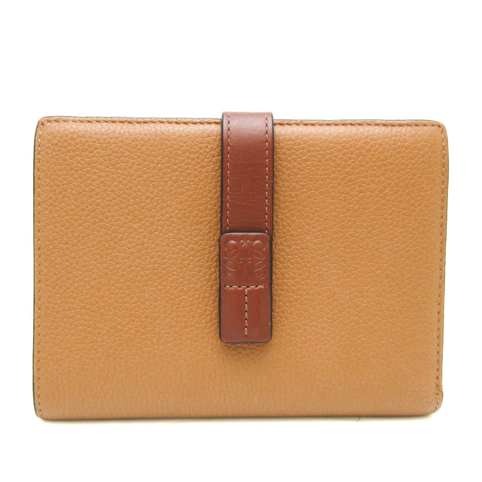 Vertical Wallet Medium Women's Leather Middle Wallet [bi-fold] Bordeaux