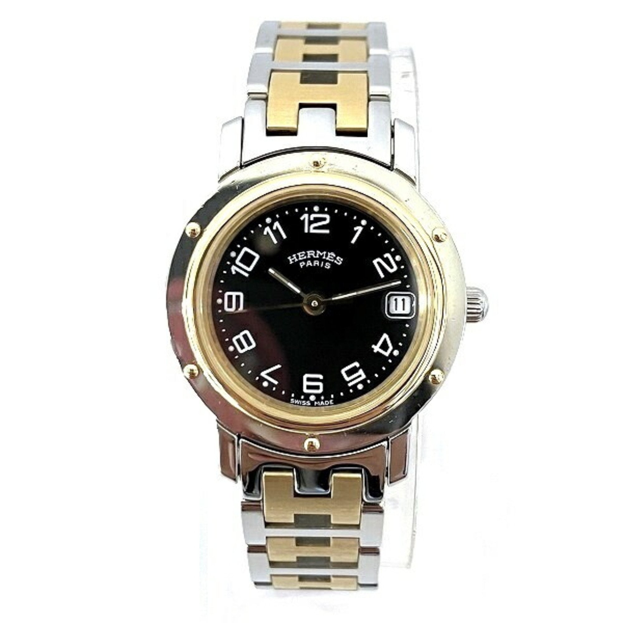 Image of HERMES Clipper CL4.220 Quartz Watch Women's Wristwatch