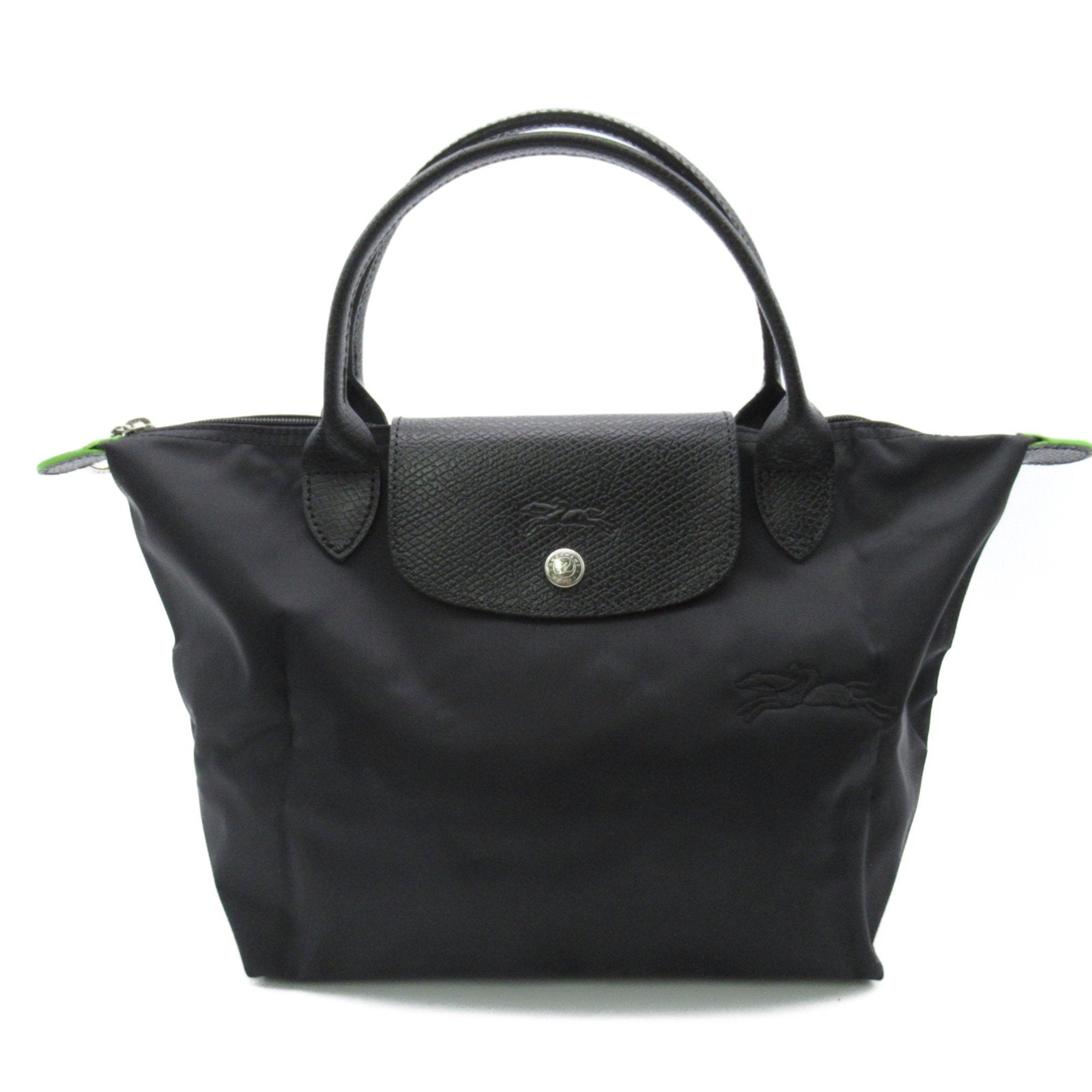 Le Pliage S Top Handle Bag Black Recycled Polyamide Canvas L1621919001