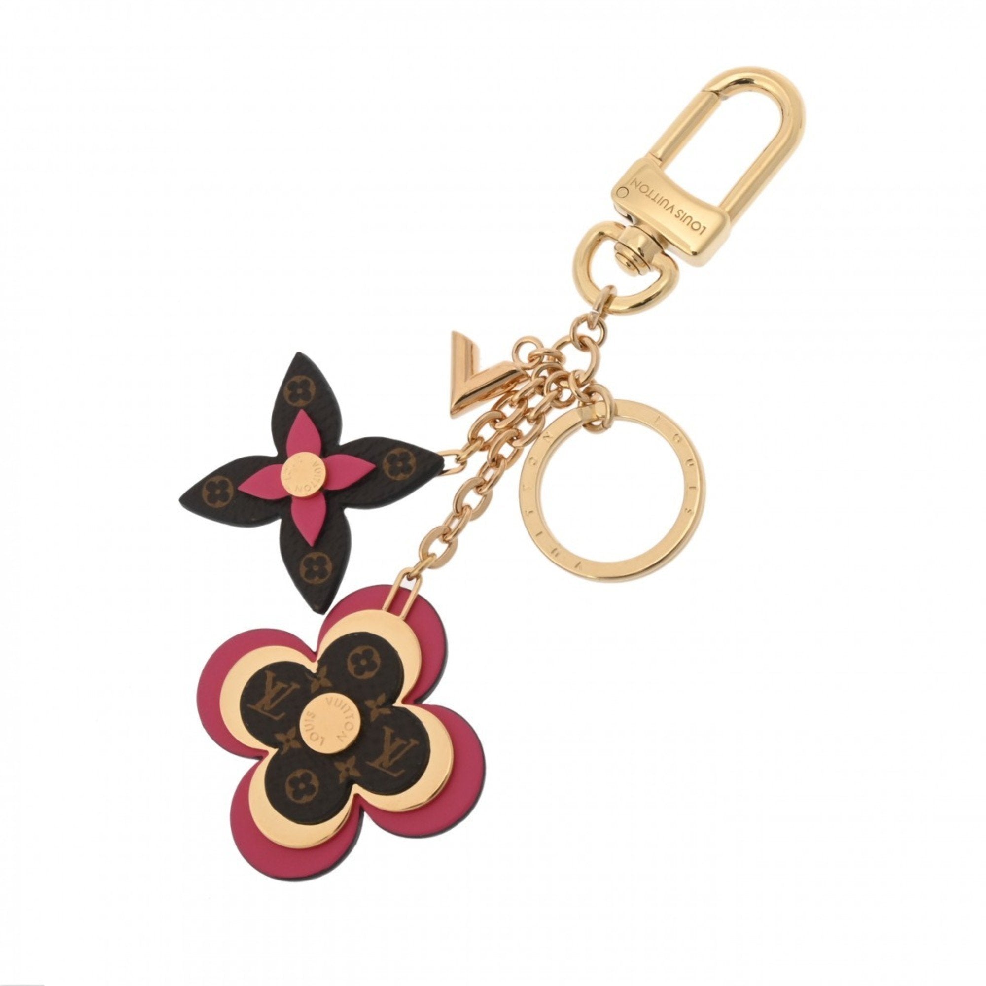 Blooming Flower Brown/Pink M63084 Women's Keychain