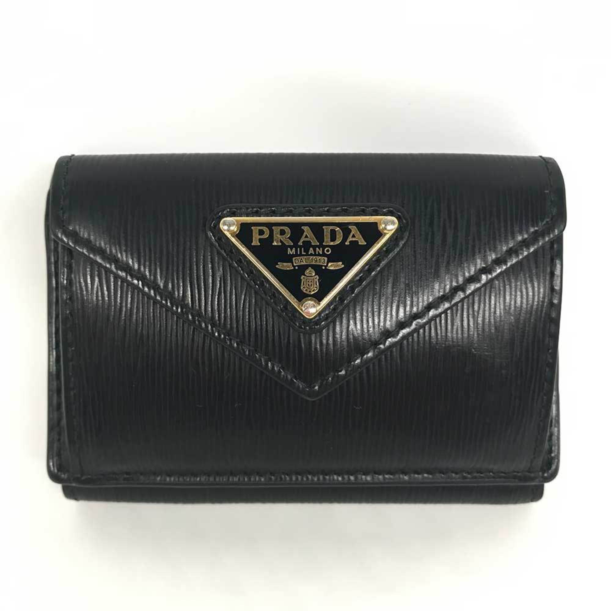 Wallet Vitello Move Leather 1MH021 Black