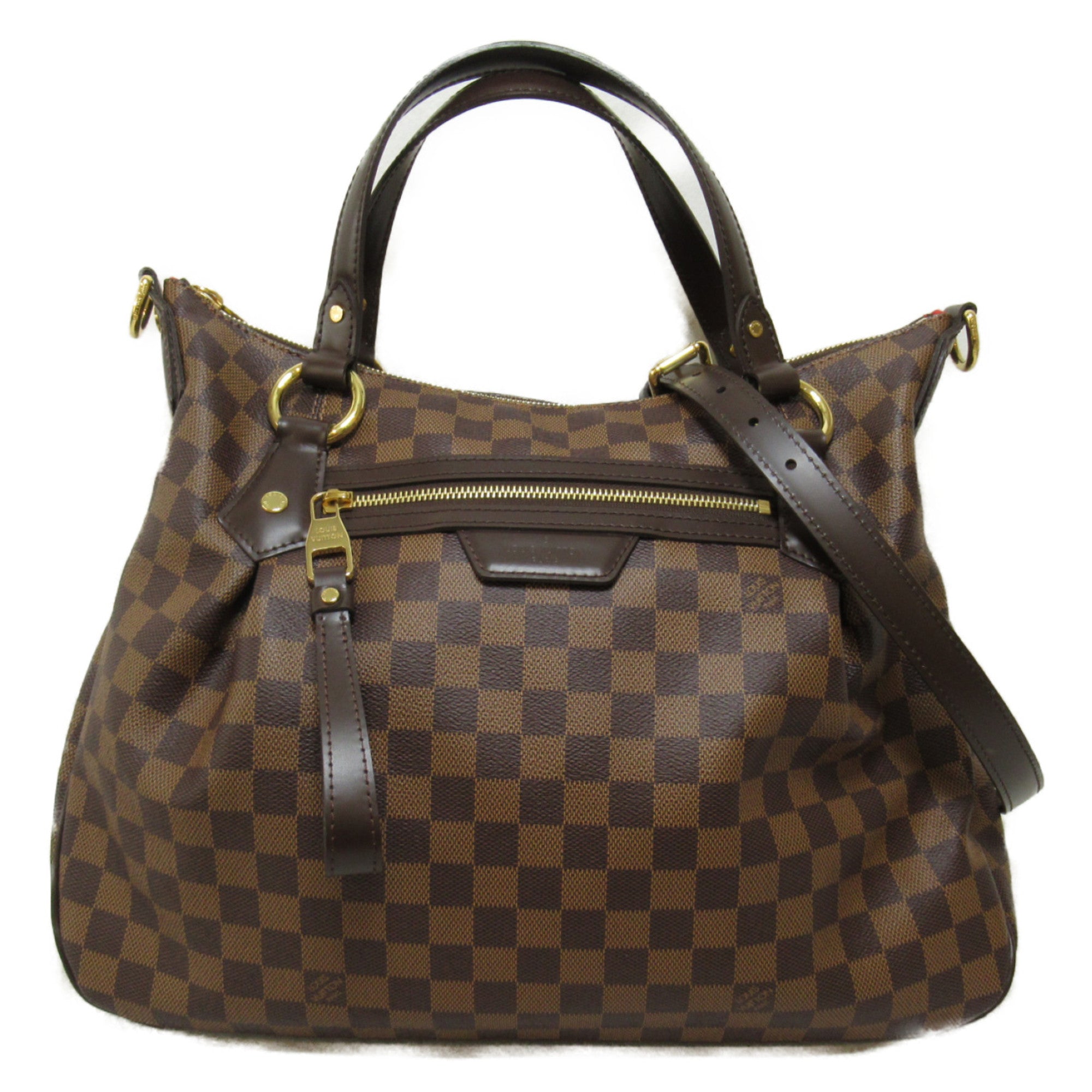 EvoraMM Brown Ebene Damier PVC Coated Canvas N41131