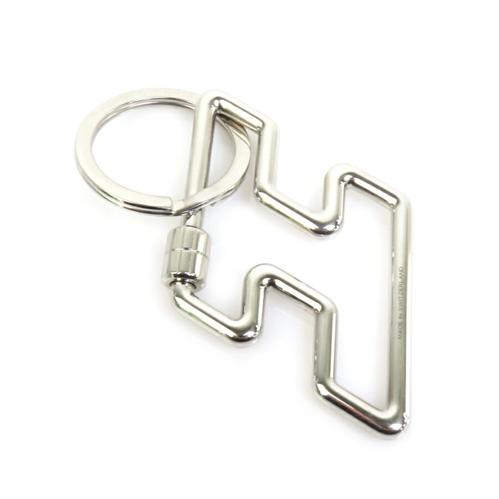 image of HERMES Keyring Charm H to Speed Metal Silver Unisex