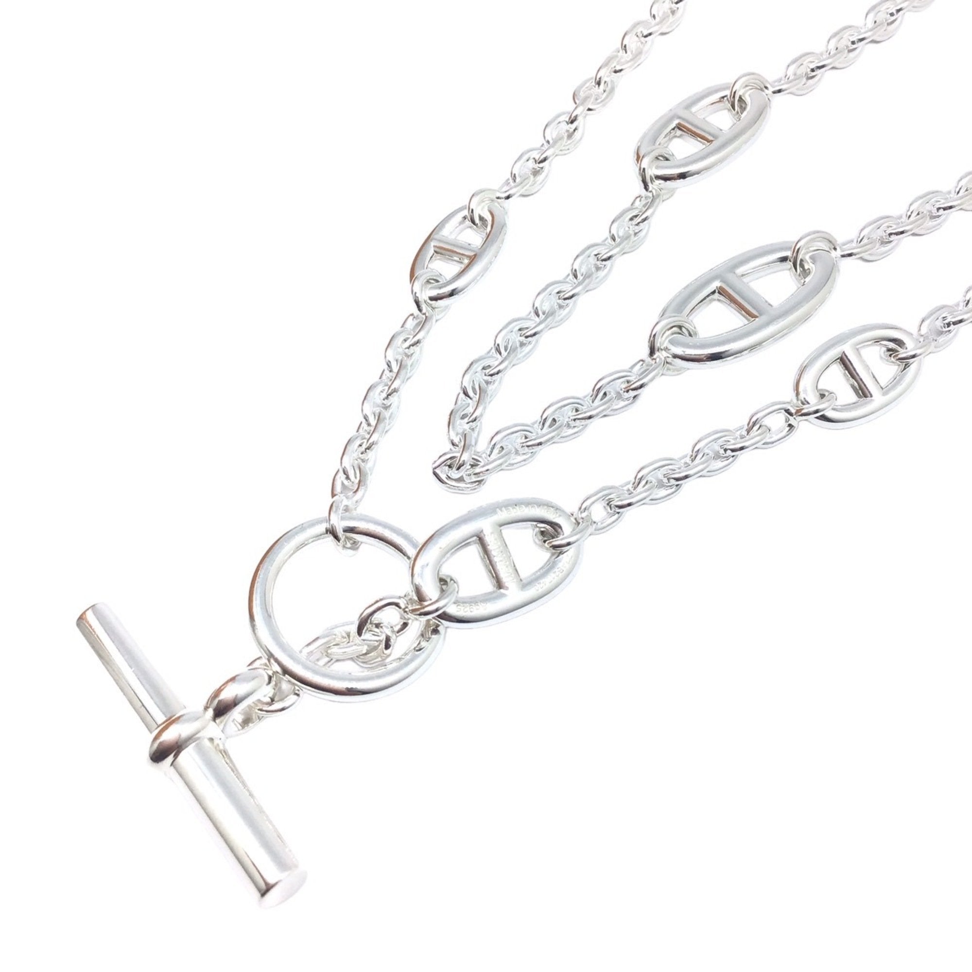 image of HERMES Farandole Necklace 120 Chaine d'Ancle Ag925 SV925 Long Neck Accessories Women's Men's Unix