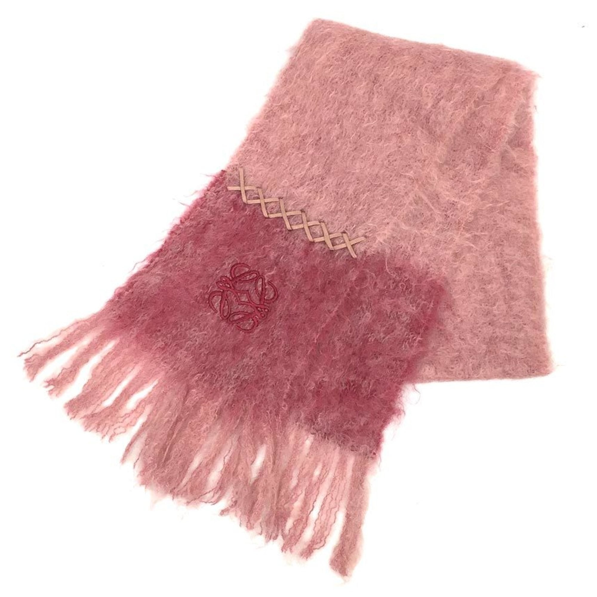 Scarf Mohair Wool Pink