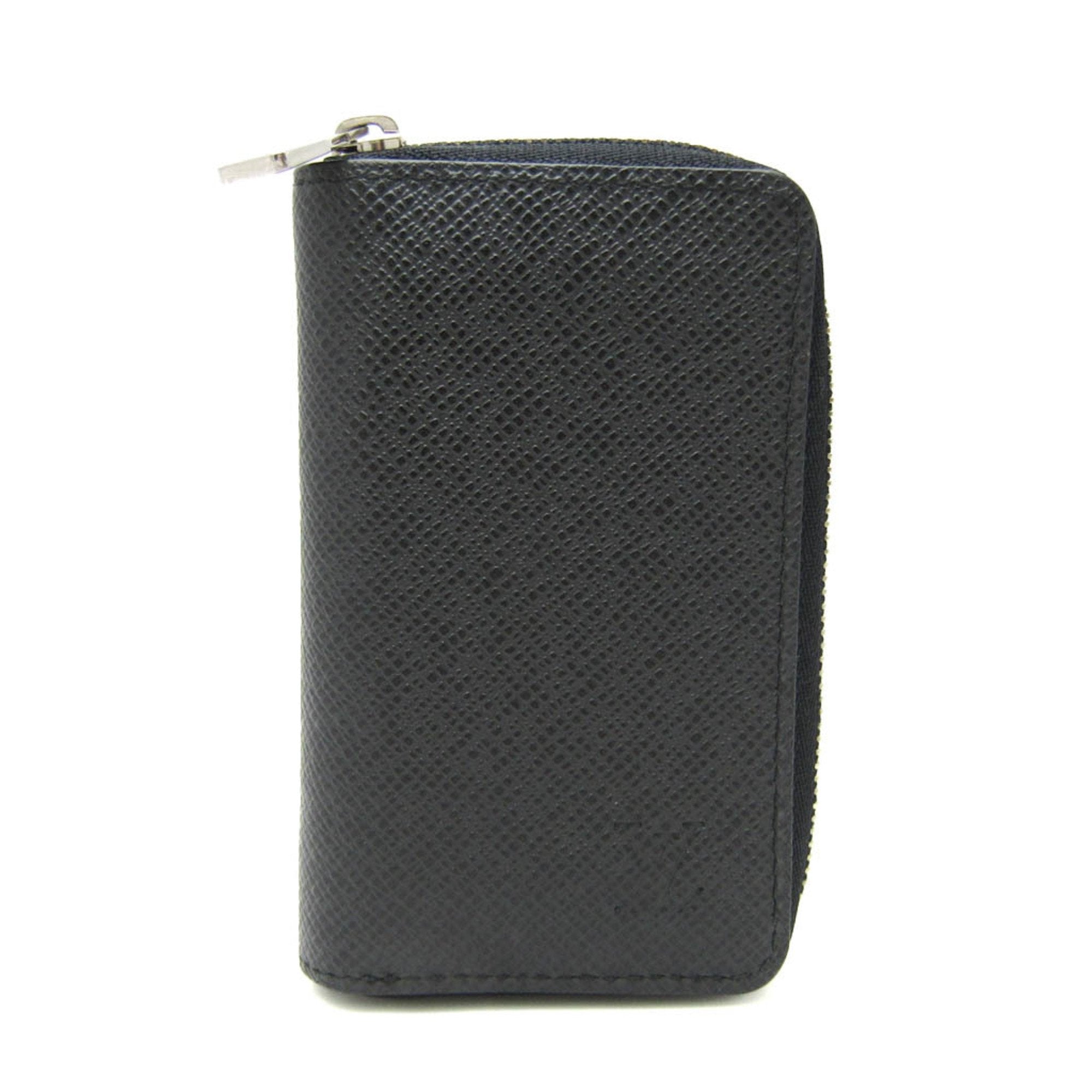 Taiga Zippy-coin-purse M30511 Men's Taiga Leather Coin Purse/coin Case Ardoise