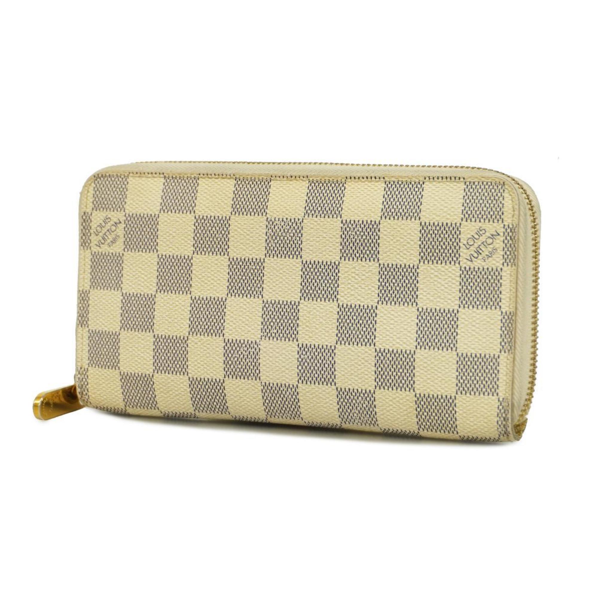 Long Wallet Damier Azur Zippy N60019 Women's