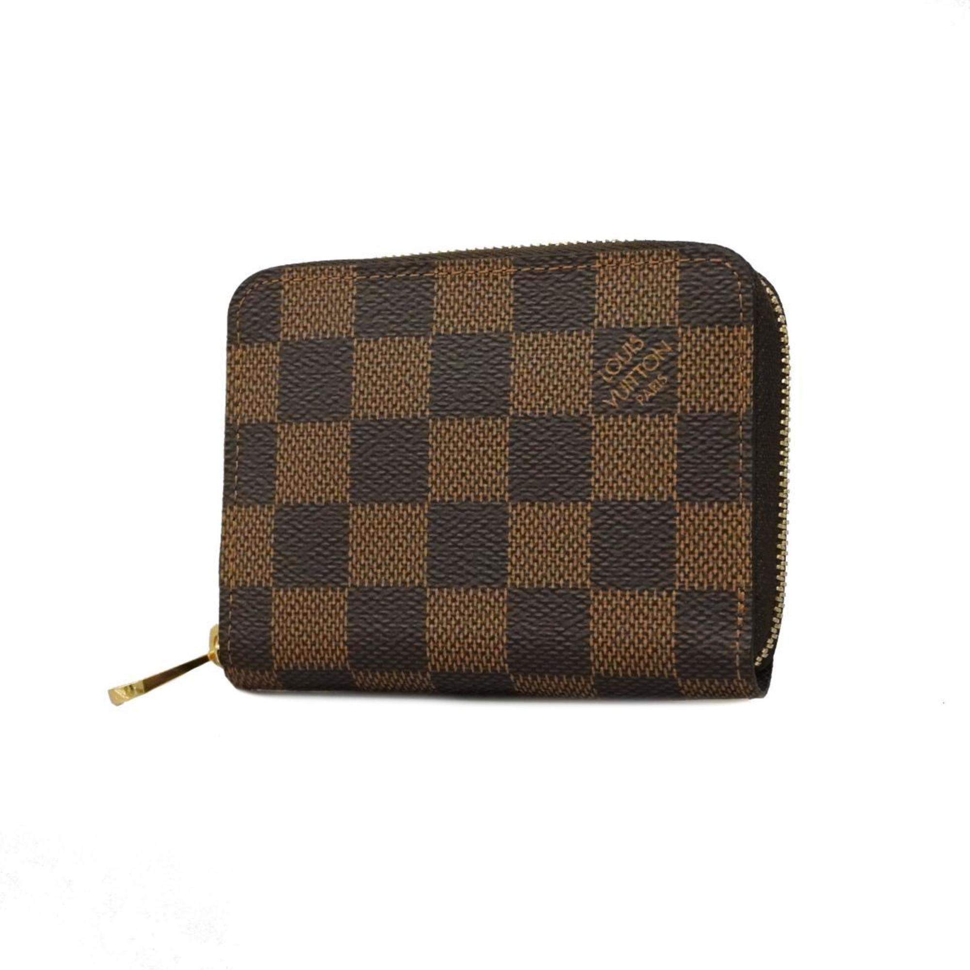 Wallets & Coin Cases Damier Zippy Purse N63070 Ebene Men's Women's