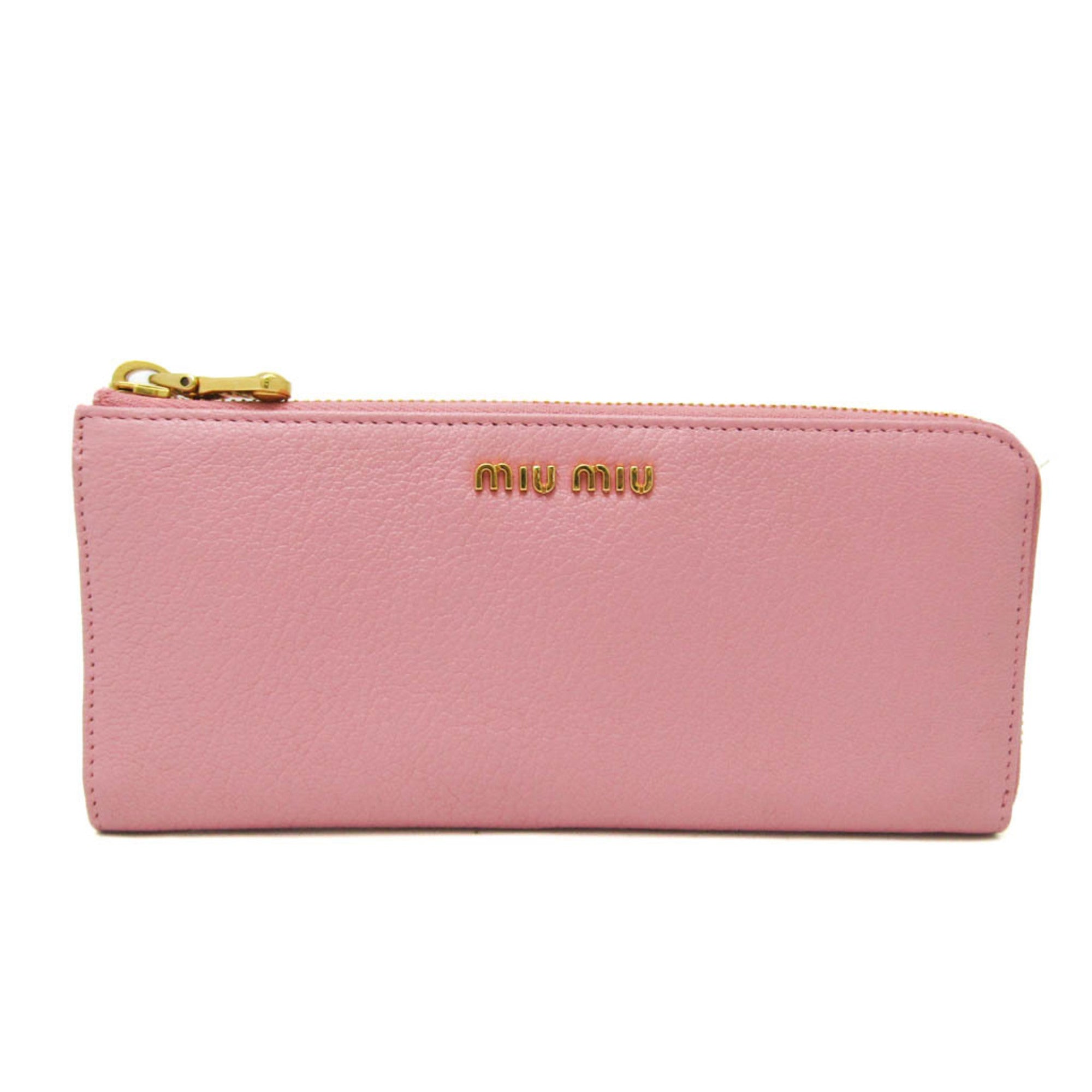 MADRAS 5M1183 Women's Leather Long Wallet [bi-fold] Pink