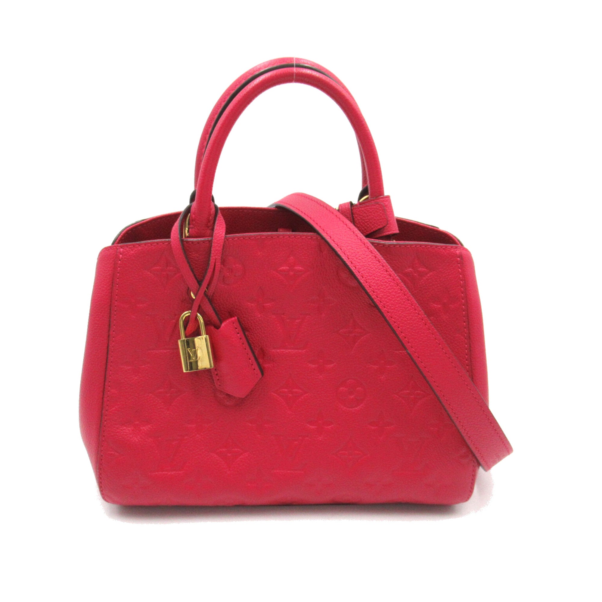 Montaigne BB Pink Freesia Monogram Empreinte Leather M54199