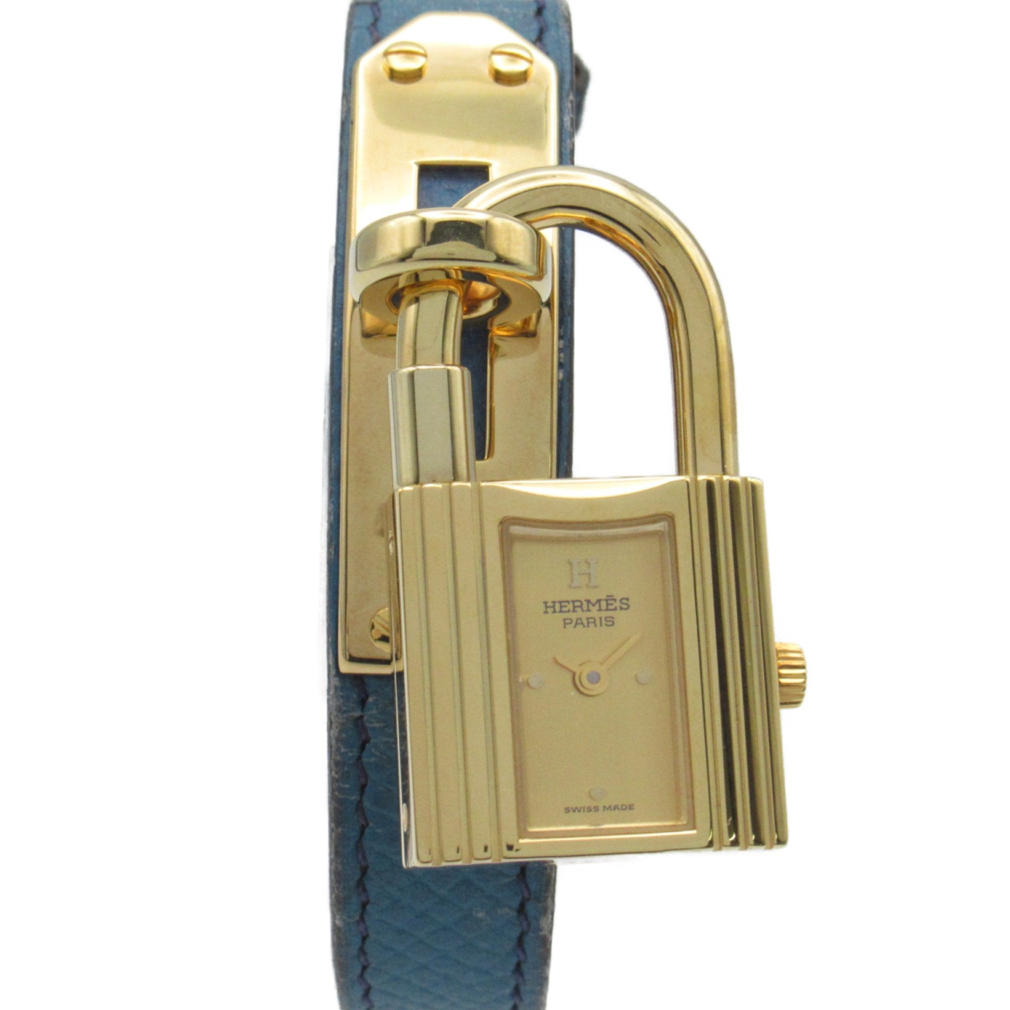 image of HERMES Kelly watch Wrist Watch KE1.201 Quartz Gold Gold Plated Leather belt