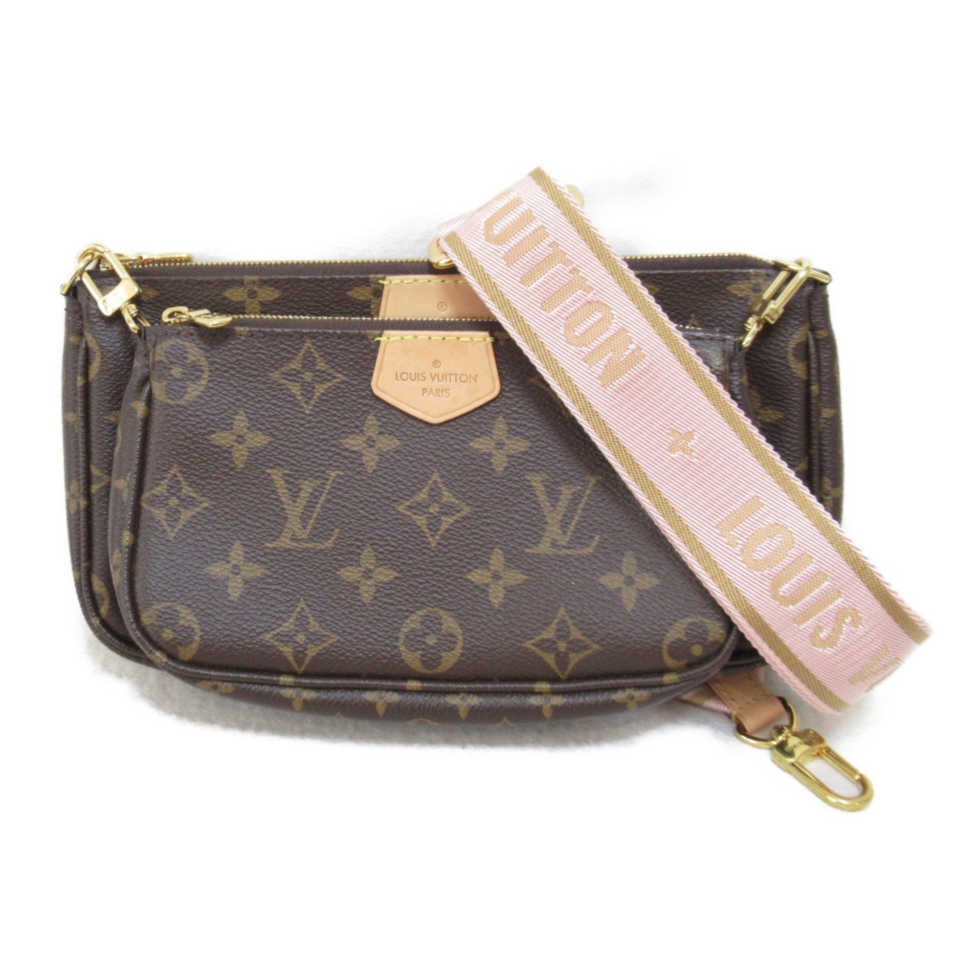 Multi Pochette Accessoires Pink Monogram PVC Coated Canvas M44840