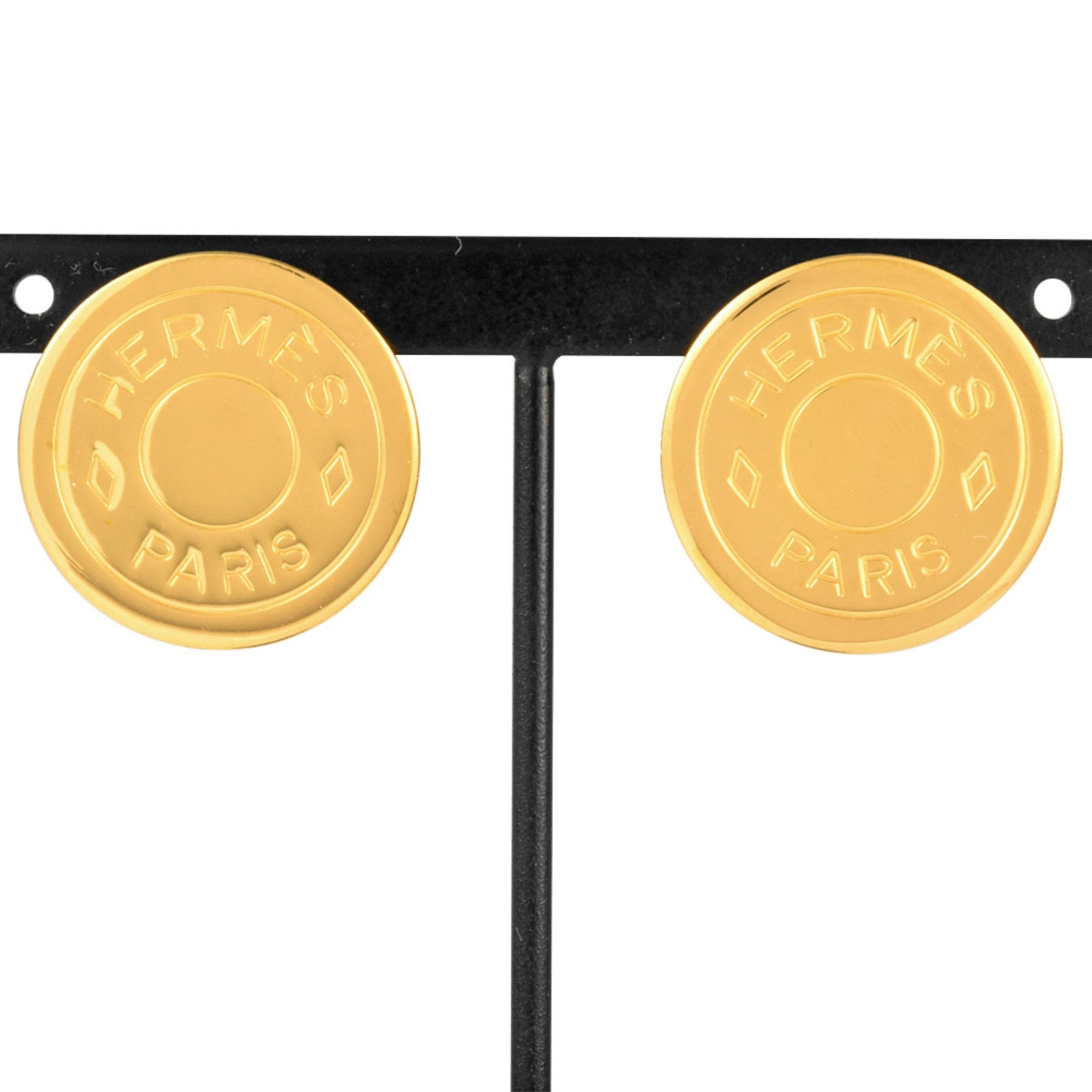 image of HERMES Serie Earrings GP Gold ITXVA5VAZ56U