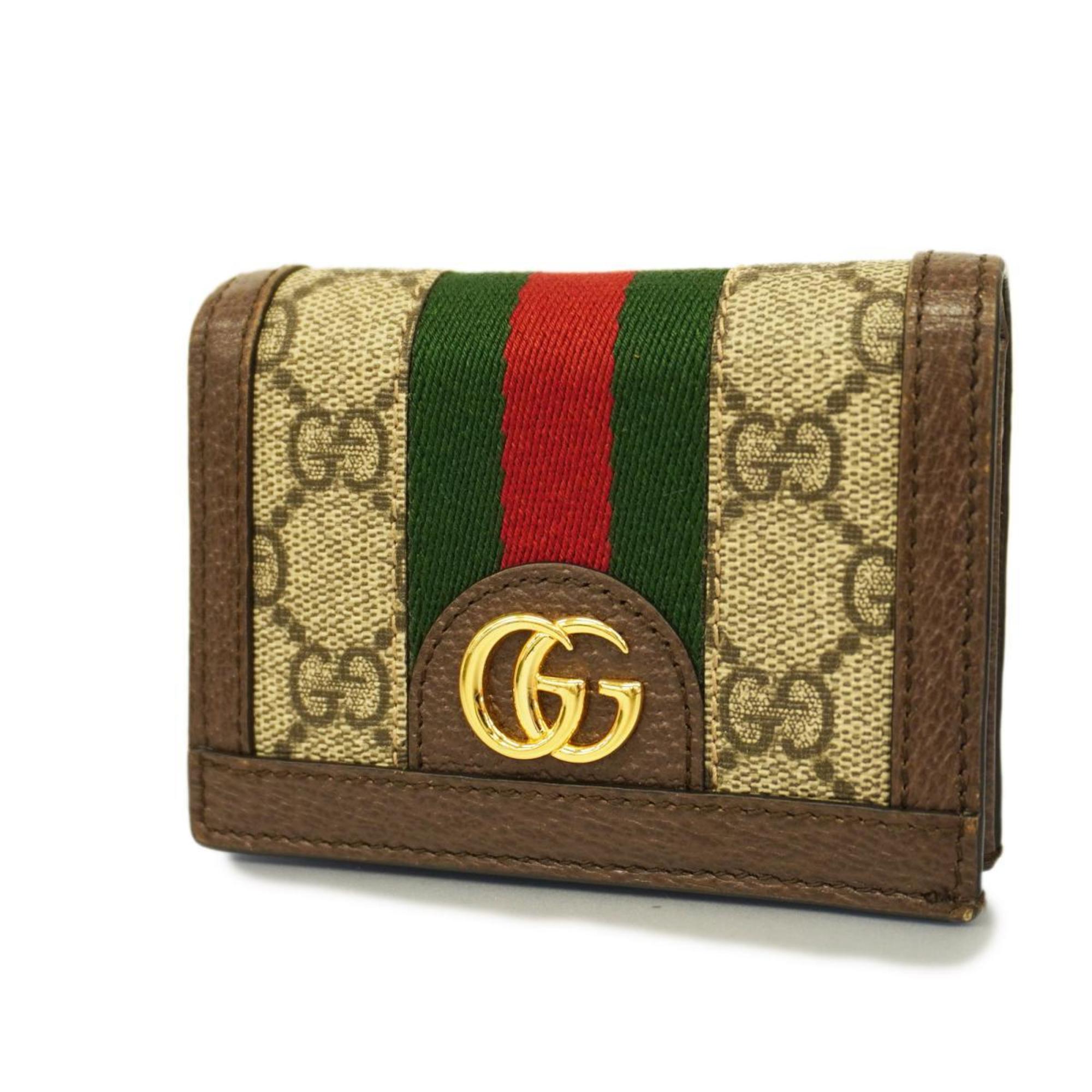 Wallet GG Shelly Ophidia 523155 Leather Men's Women's