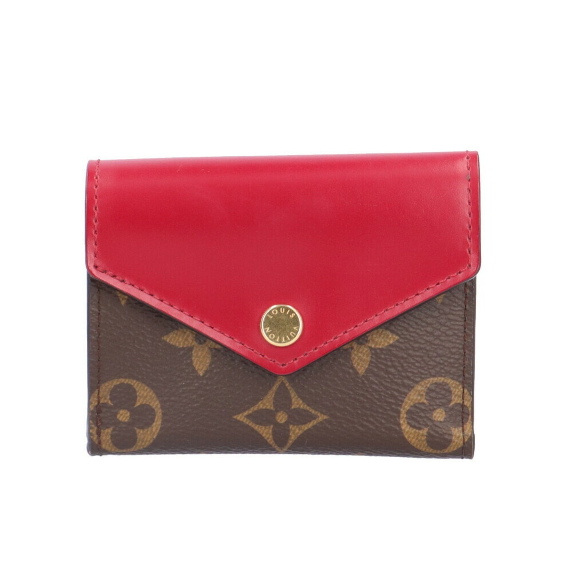 Portefeuille Zoe Monogram Tri-fold Wallet Canvas M62932 Women's